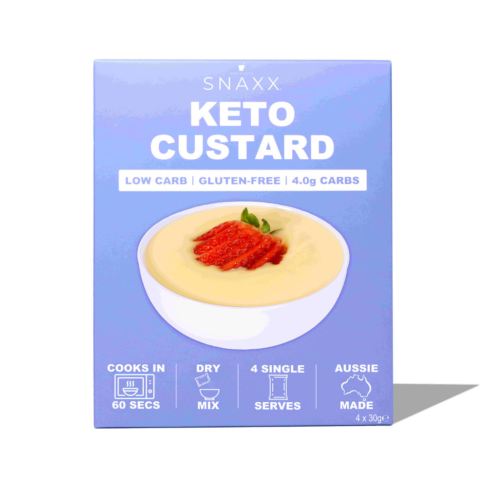 SNAXX  one minute keto | One Minute KETO Custard 4x30g