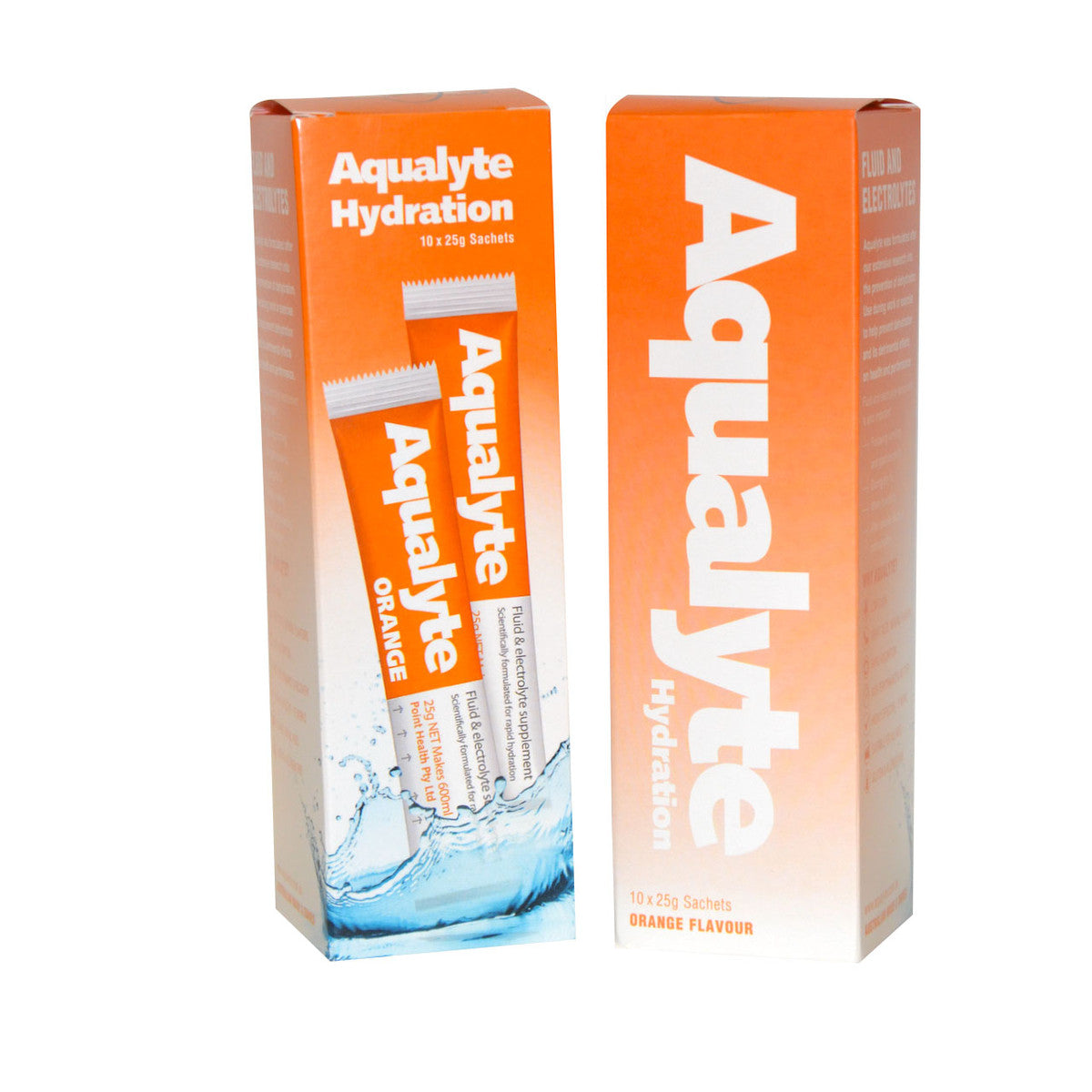 Aqualyte hydration drink 10 x 25g sachets Orange