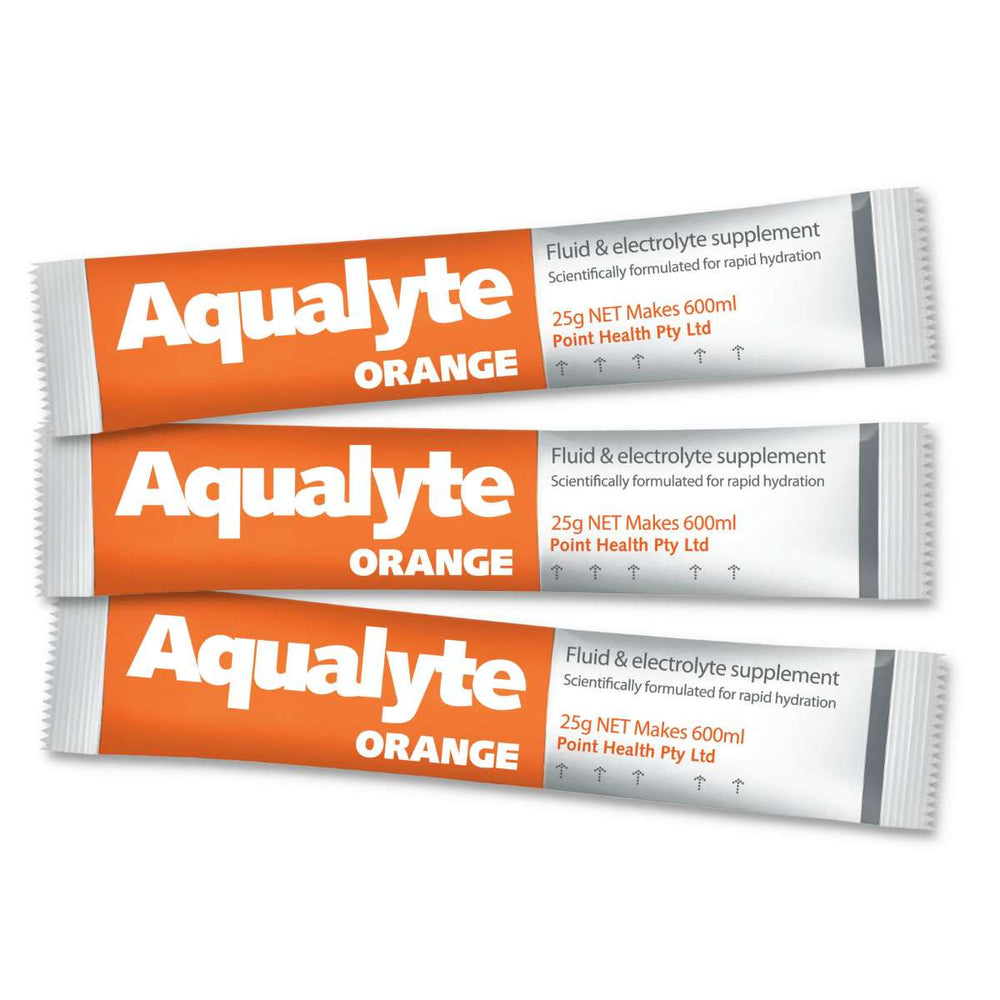 Aqualyte hydration drink 10 x 25g sachets Orange