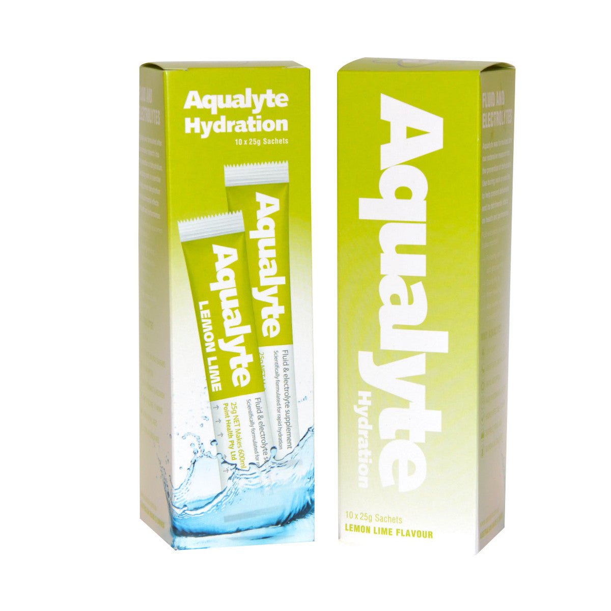 Aqualyte hydration drink 10 x 25g sachets Lemon Lime