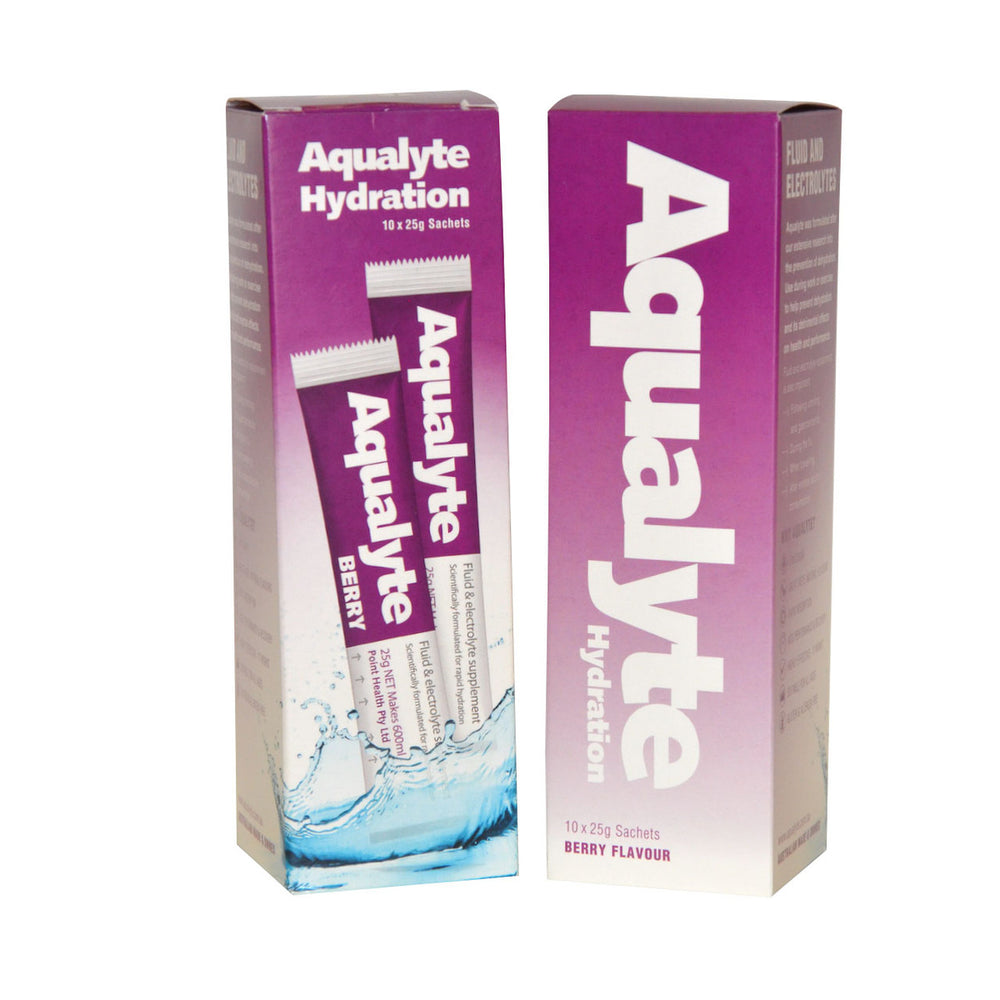 Aqualyte hydration drink 10 x 25g sachets Berry