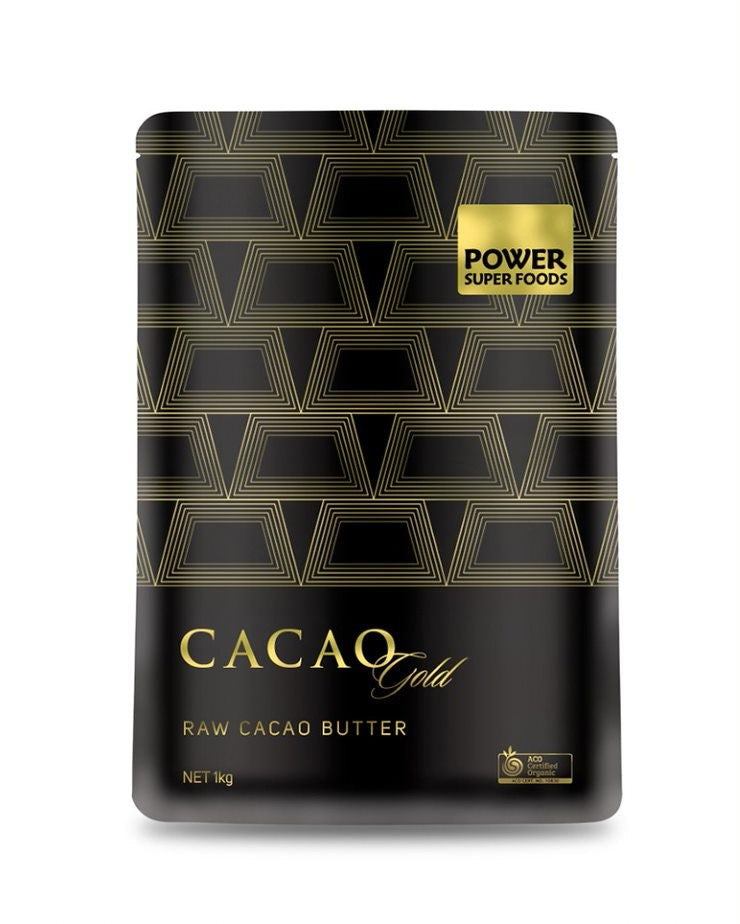 (CLEARANCE) Power Super Foods Raw Organic Cacao Butter Chunks 1kg