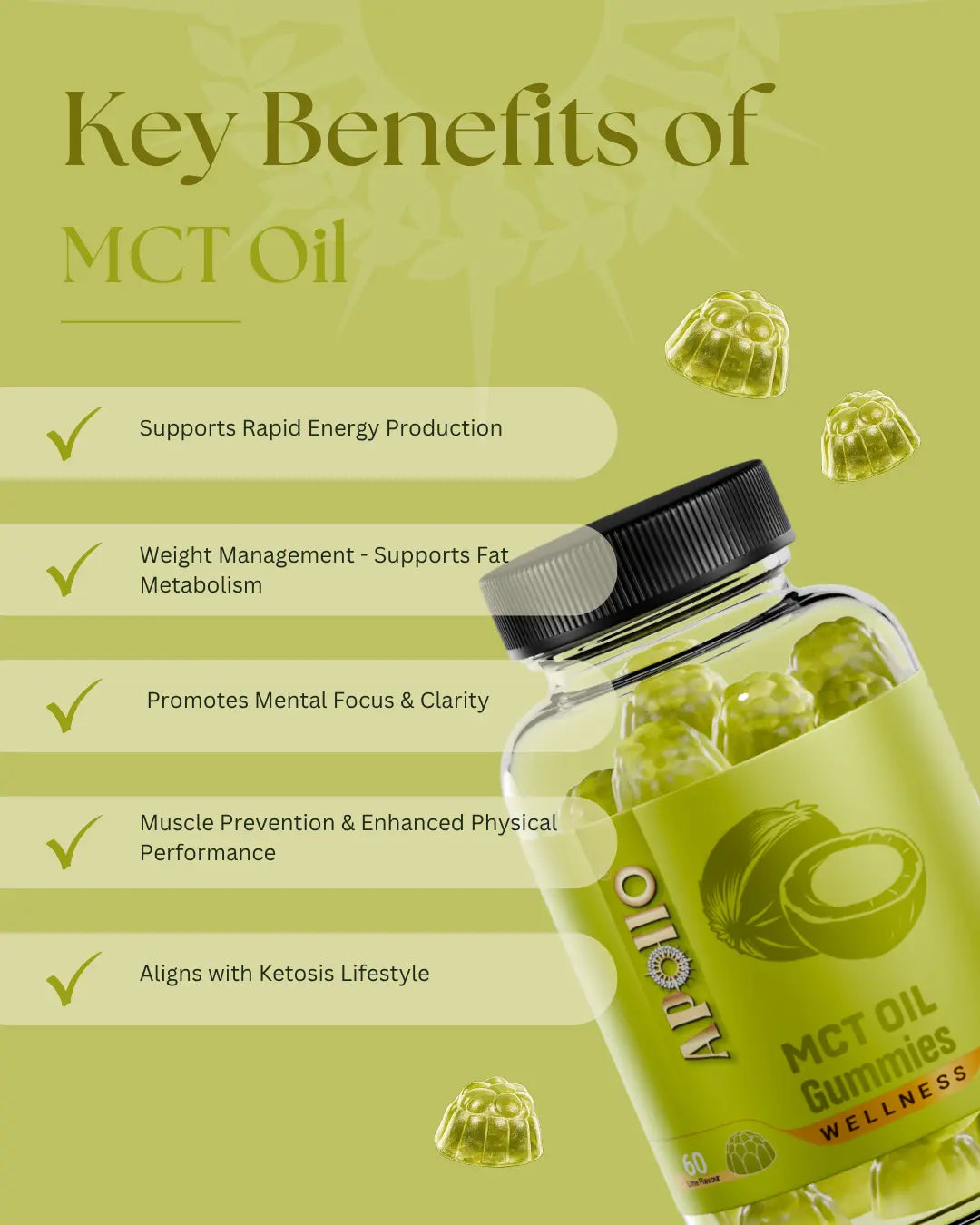 Apollo Nutraceuticals MCT Oil Gummies official product image 2