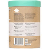 Amazonia Raw Protein Collagen Plus Choc Hazelnut 750g — side pack image (UHP)