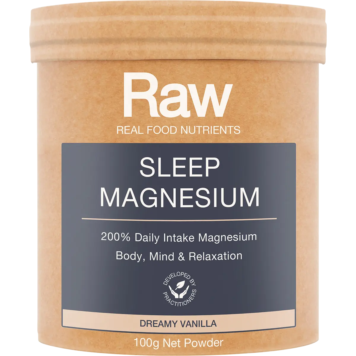 Amazonia Raw Sleep Magnesium Dreamy Vanilla — front pack image (UHP)
