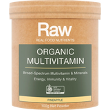 Amazonia Raw Organic Multivitamin Pineapple — front pack image (UHP)