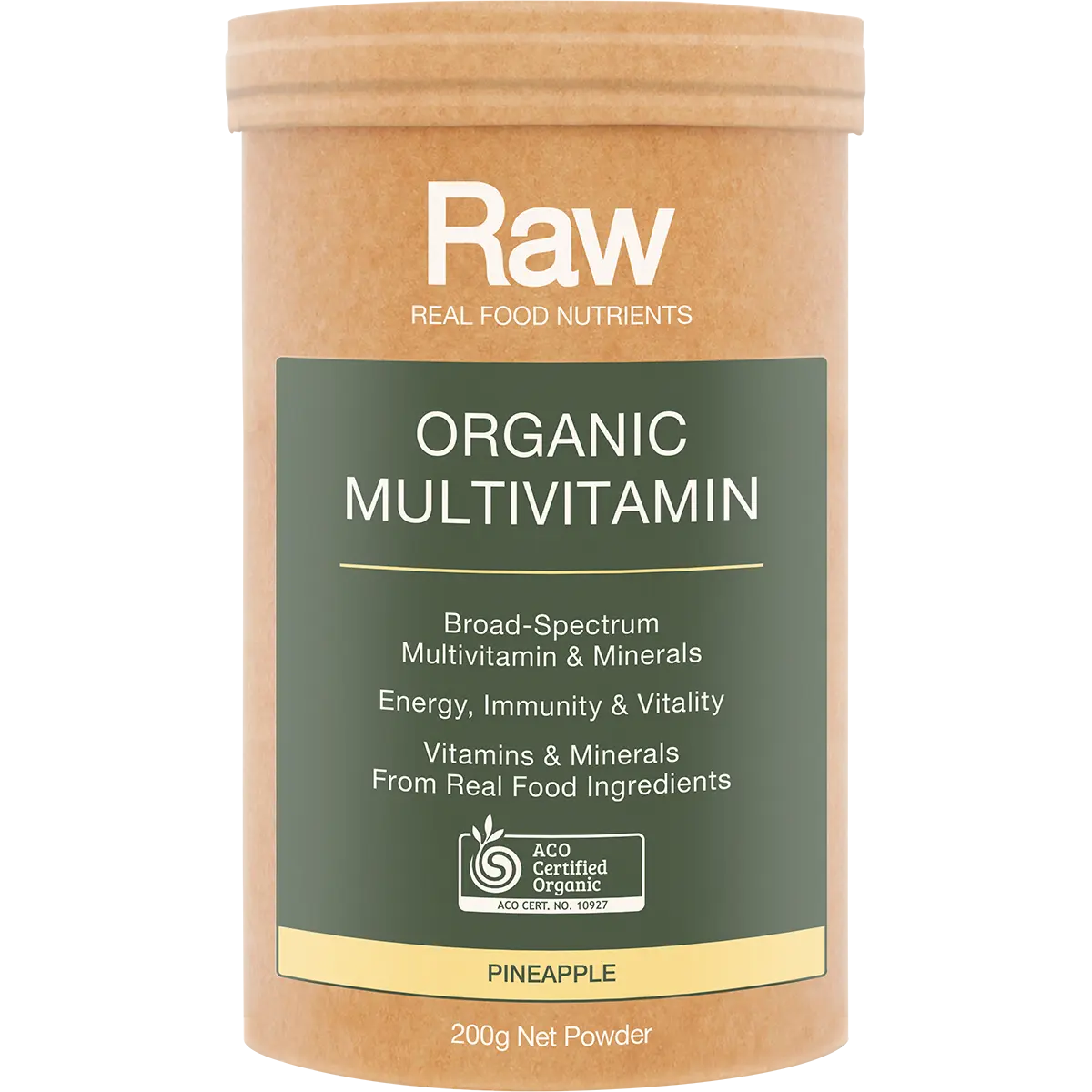Amazonia Raw Organic Multivitamin Pineapple — official UHP product image 2