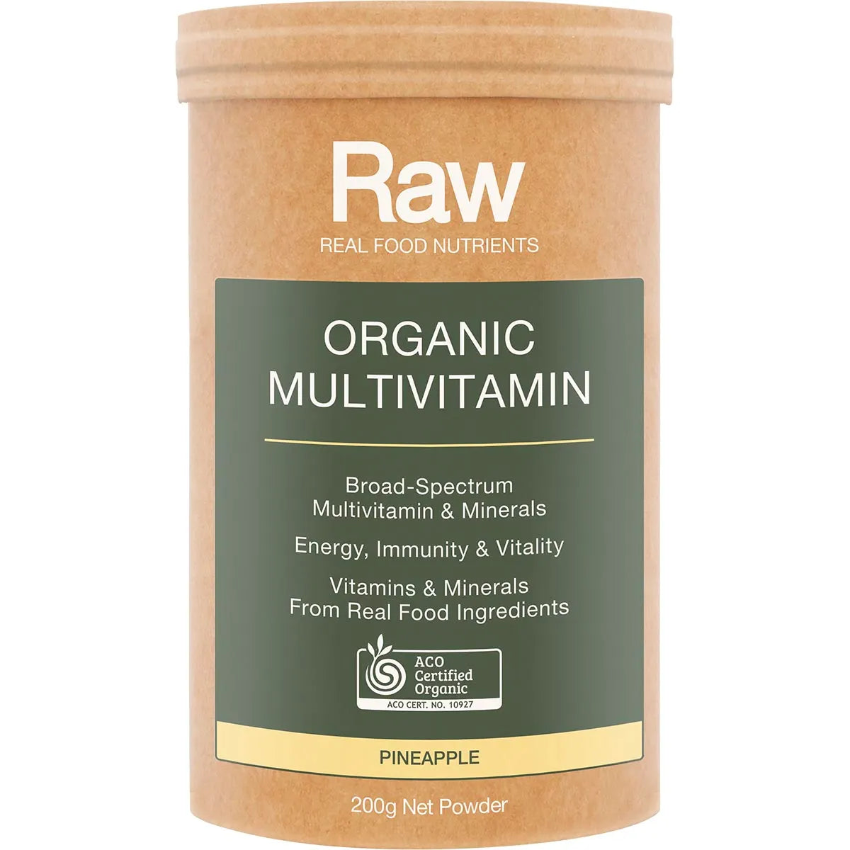 Amazonia Raw Organic Multivitamin Pineapple