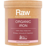 Amazonia Raw Organic Iron Apple Blackcurrant