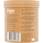 Amazonia Raw Organic Iron Apple Blackcurrant — side pack image (UHP)