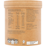 Amazonia Raw Organic Iron Apple Blackcurrant — side pack image (UHP)