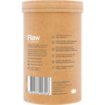Amazonia Raw Organic Iron Apple Blackcurrant — side pack image (UHP)