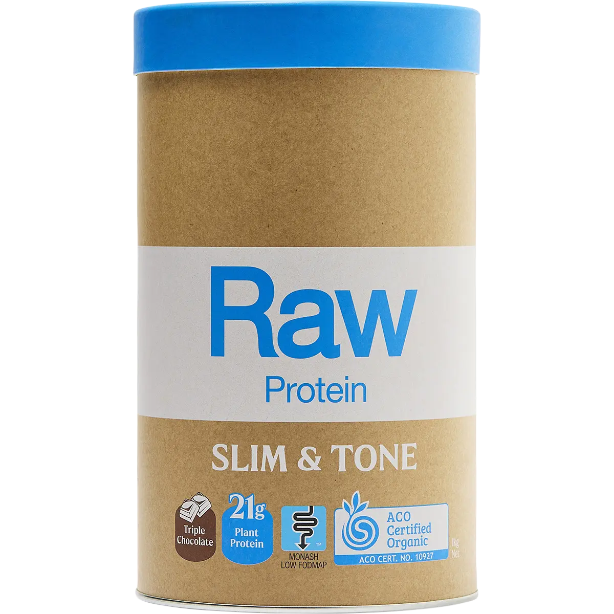 Amazonia Raw Protein Slim & Tone Triple Chocolate — front pack image (UHP)