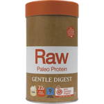 Amazonia Raw Gentle Digest Paleo Protein Vanilla 500g — front pack image (UHP)