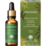Antipodes Organic Divine Face Oil Organic Avocado Oil & Rosehip 30ml — front pack image (UHP)