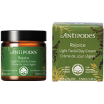 Antipodes Rejoice Light Facial Day Cream 60ml — front pack image (UHP)