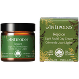 Antipodes Rejoice Light Facial Day Cream 60ml — front pack image (UHP)