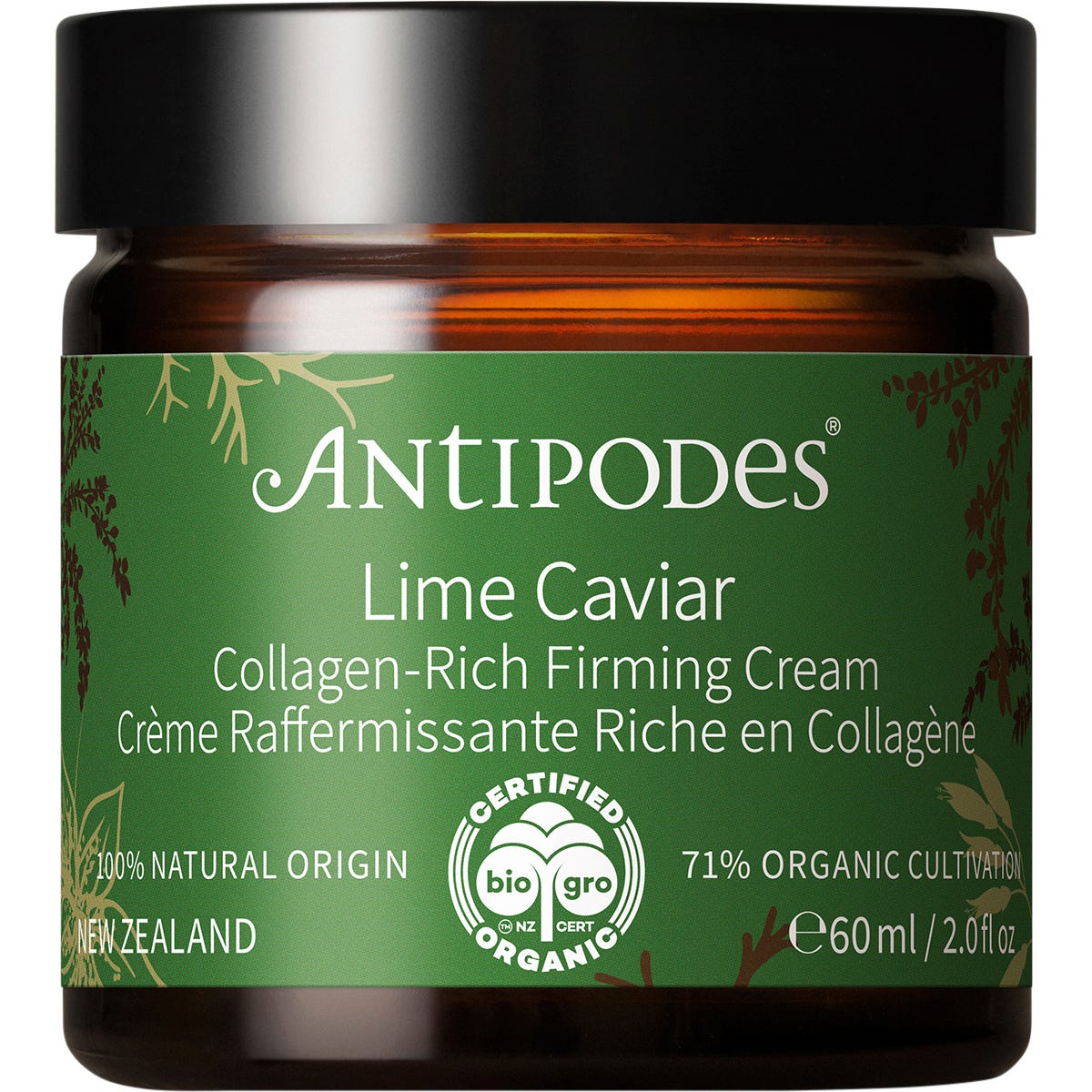 Antipodes Organic Lime Caviar Collagen-Rich Firming Cream 60ml