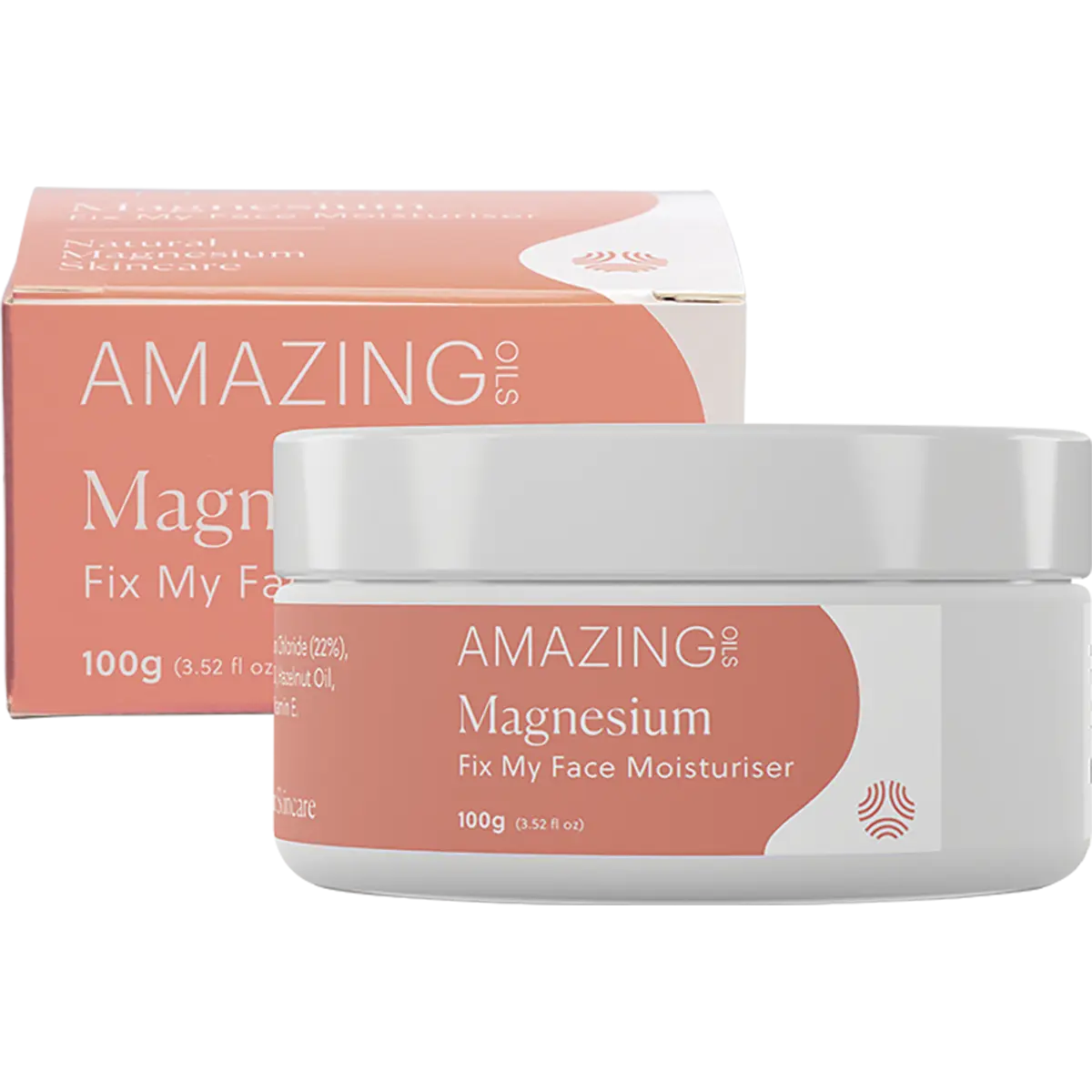 Amazing You Magnesium Moisturiser Fix My Face 100g — front pack image (UHP)