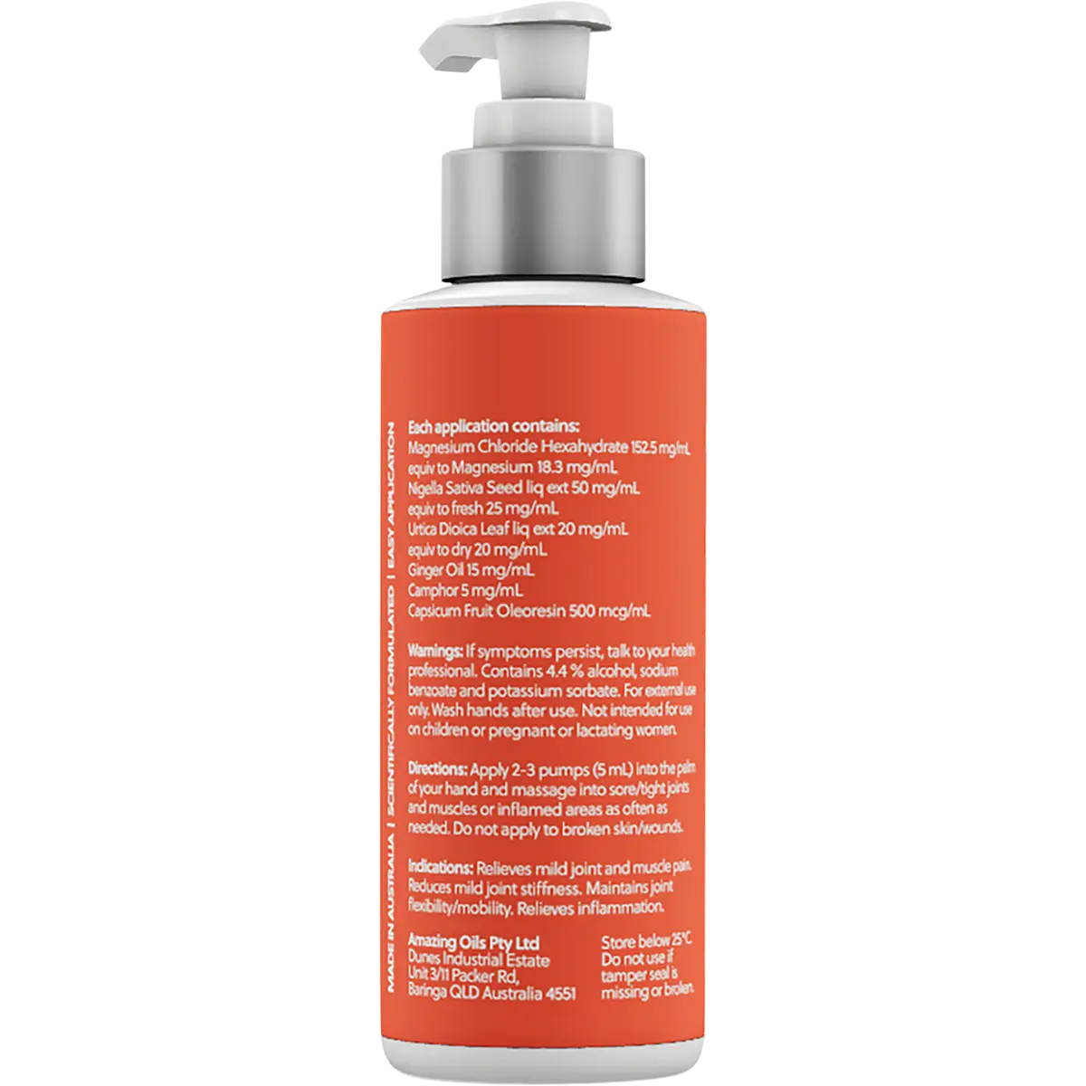 Amazing You Joint Magnesium Lotion 200ml — UHP secondary/back image