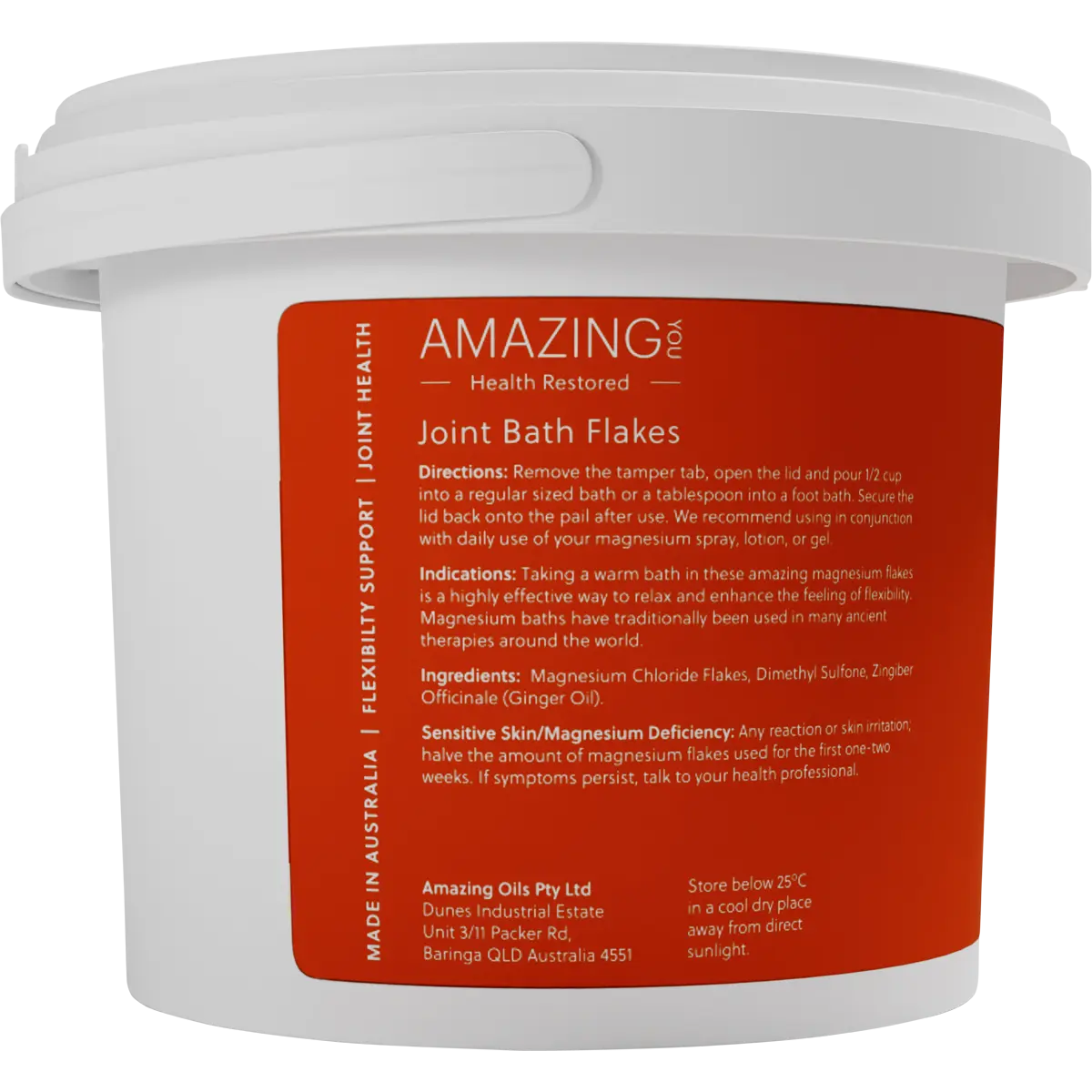 Amazing You Magnesium Joint Bath Flakes – 2kg — UHP secondary/back image