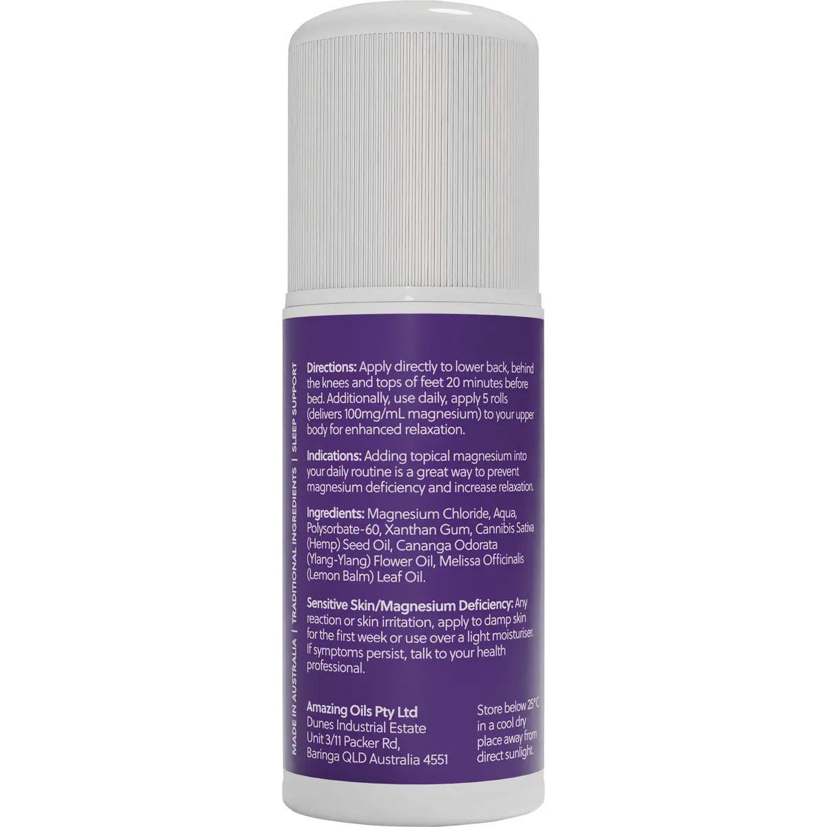 Amazing You Sleep Magnesium Gel 60ml — UHP secondary/back image