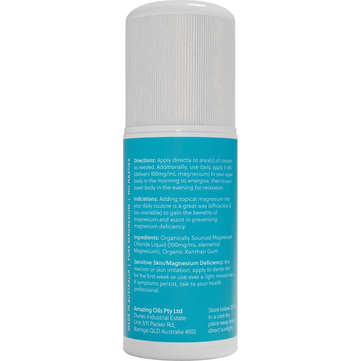 Amazing You Daily Magnesium Gel 60ml — UHP secondary/back image