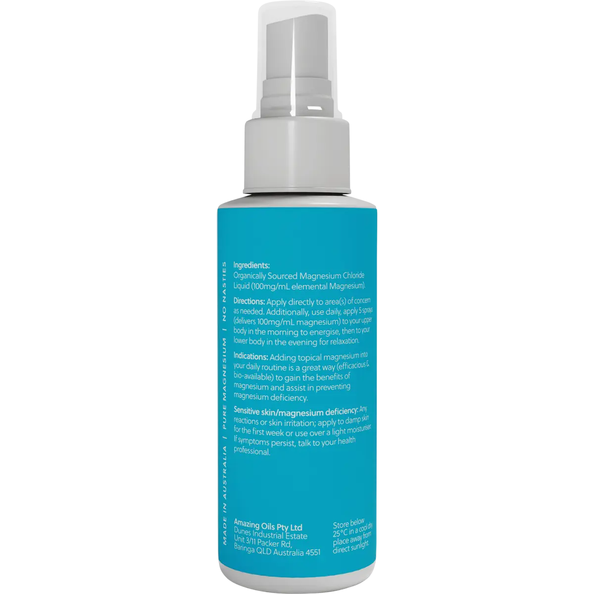 Amazing You Magnesium Daily Spray Pure Magnesium Oil – product image — UHP secondary/back image