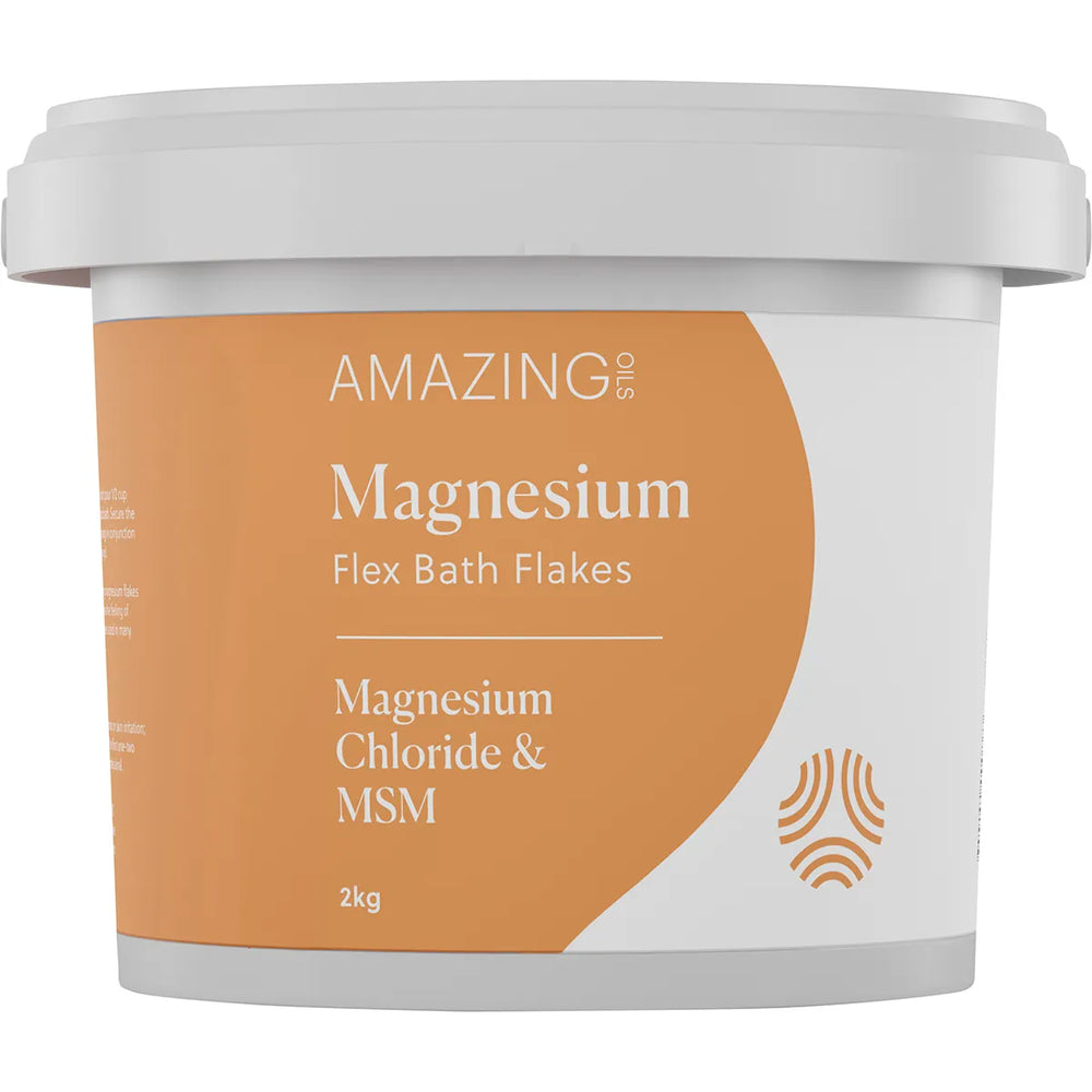 Amazing Oils Magnesium Flex Bath Flakes Magnesium Chloride & MSM