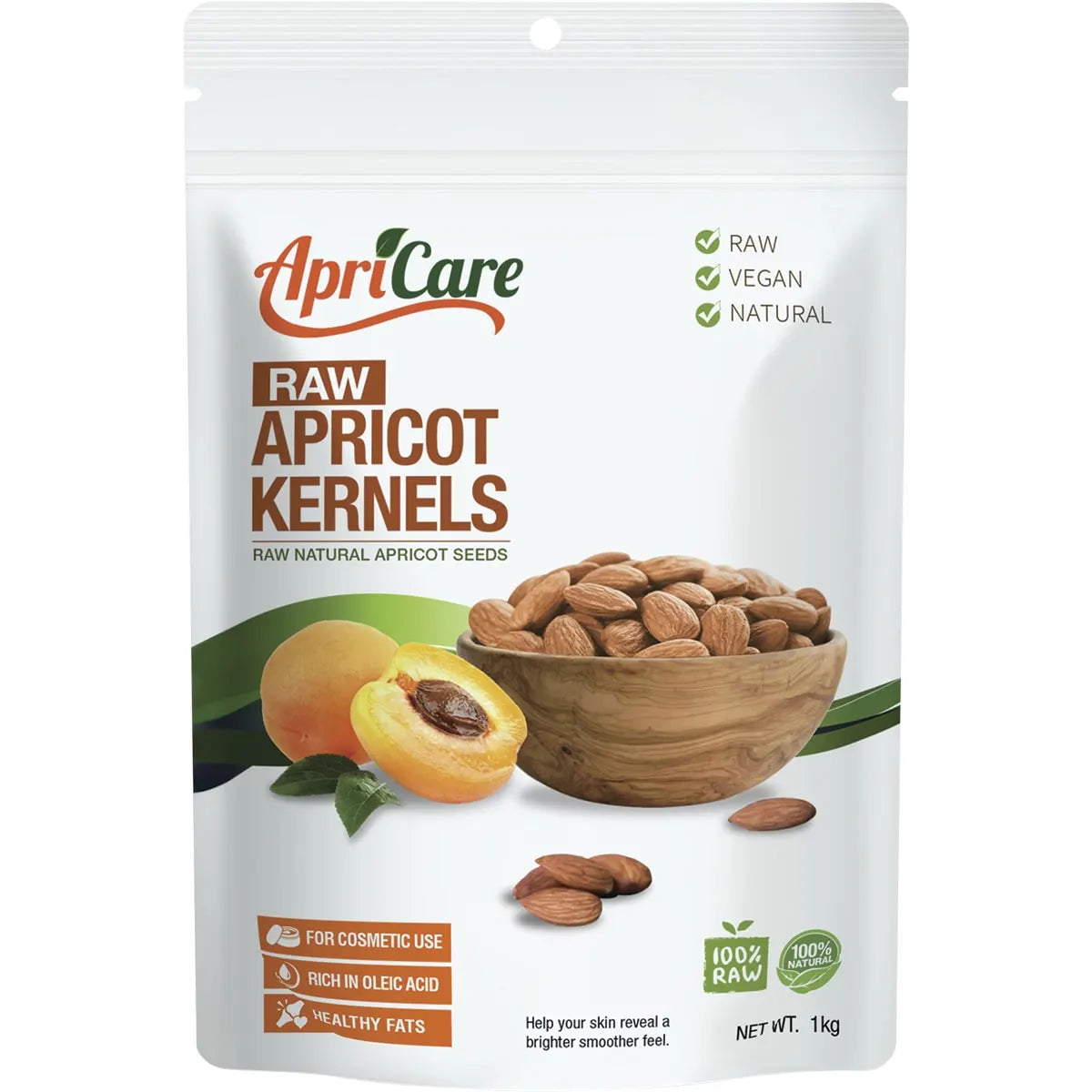 Apricare Apricot Kernels Raw