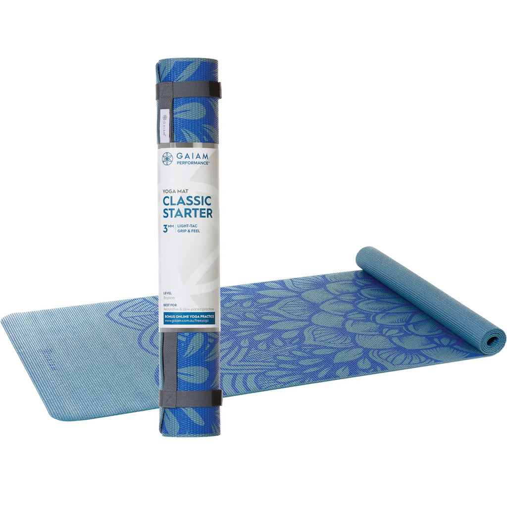 Essential Gaiam yoga mat 6mm (173cm)