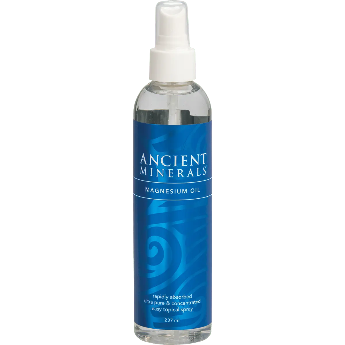 Ancient Minerals Magnesium Oil Full Strength 237ml — front pack image (UHP)