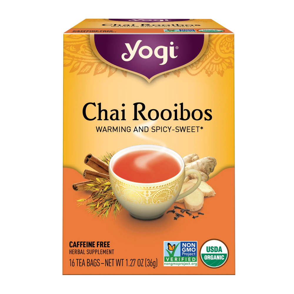 Yogi Herbal Tea Bags Chai Rooibos 16pk