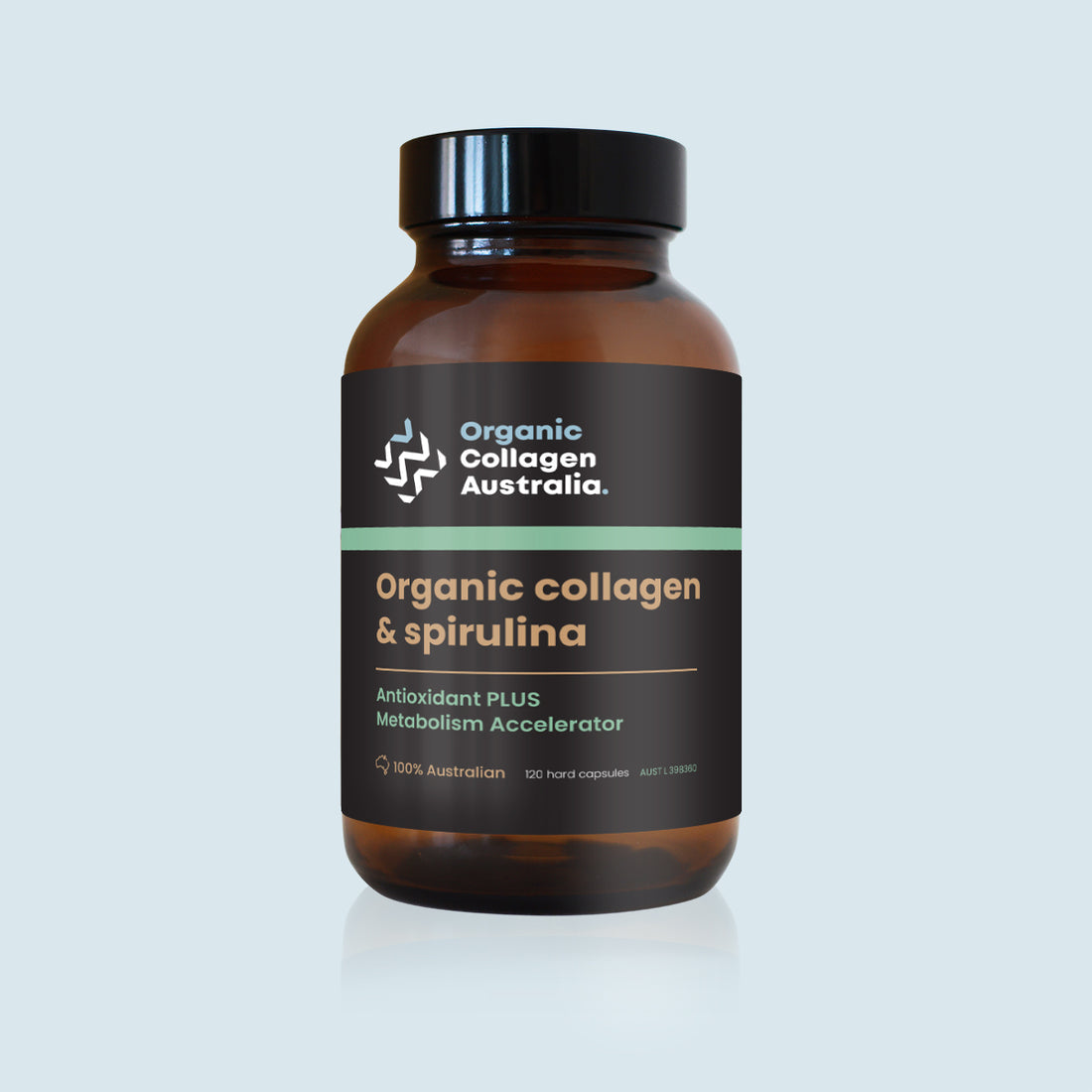 Organic Collagen Australia Organic Collagen & Spirulina 120 capsules