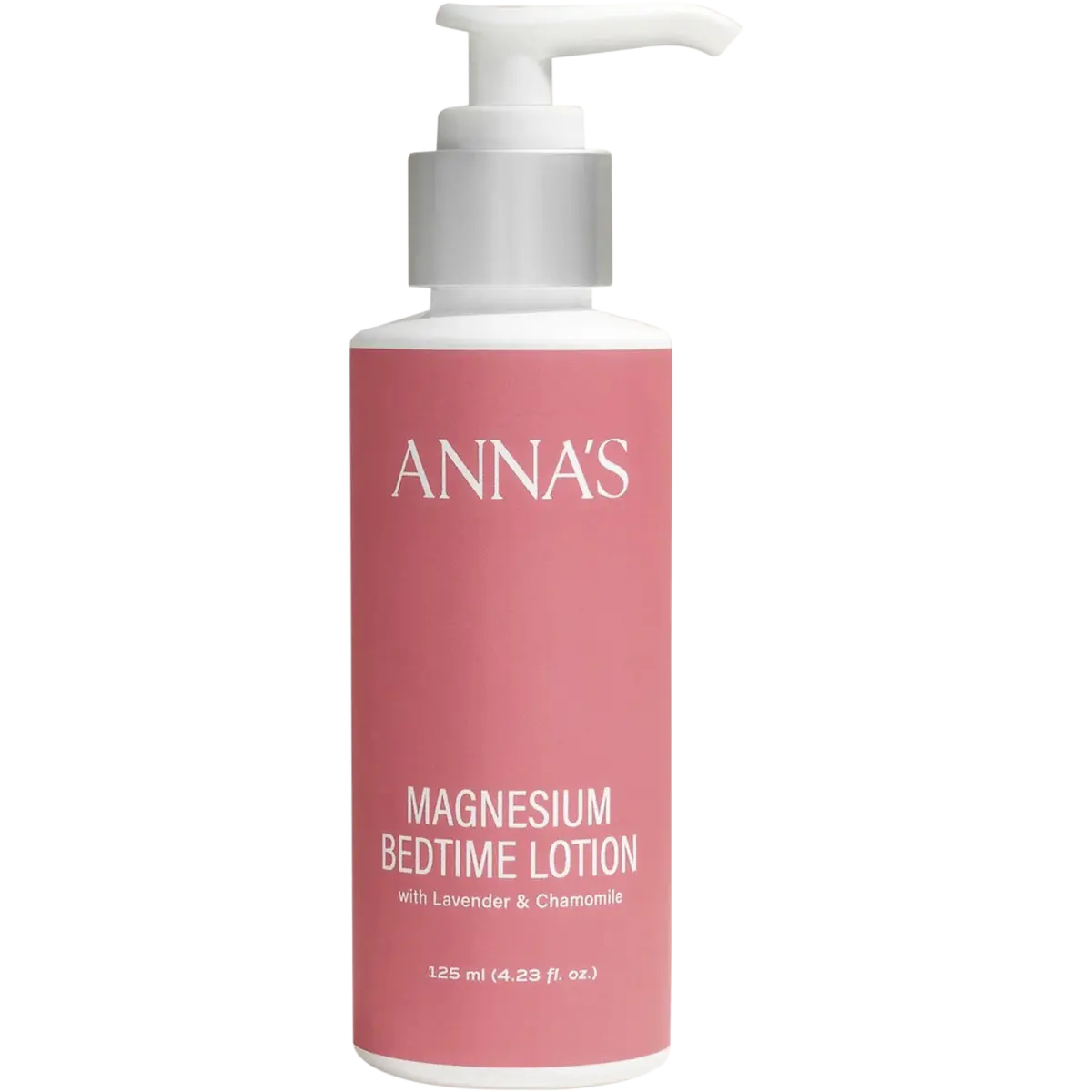 Anna's Magnesium Bedtime Lotion with Lavender & Chamomile 125ml — front pack image (UHP)