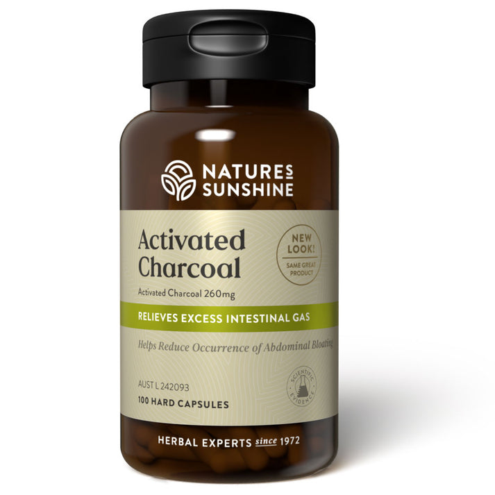 Nature's Sunshine Activated Charcoal 260mg 100c