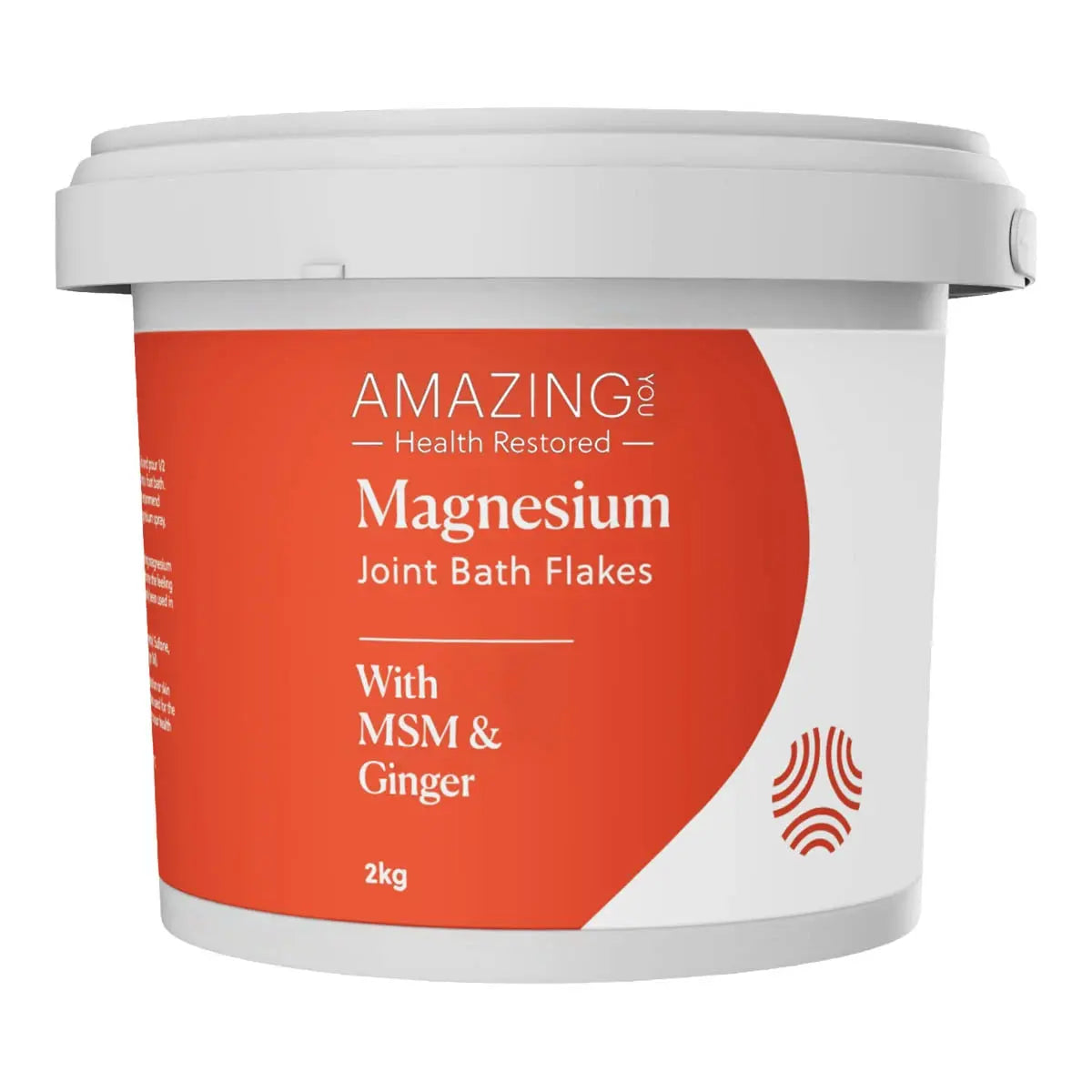 Amazing You Magnesium Joint Bath Flakes with MSM and Ginger 2kg - verified front product photo