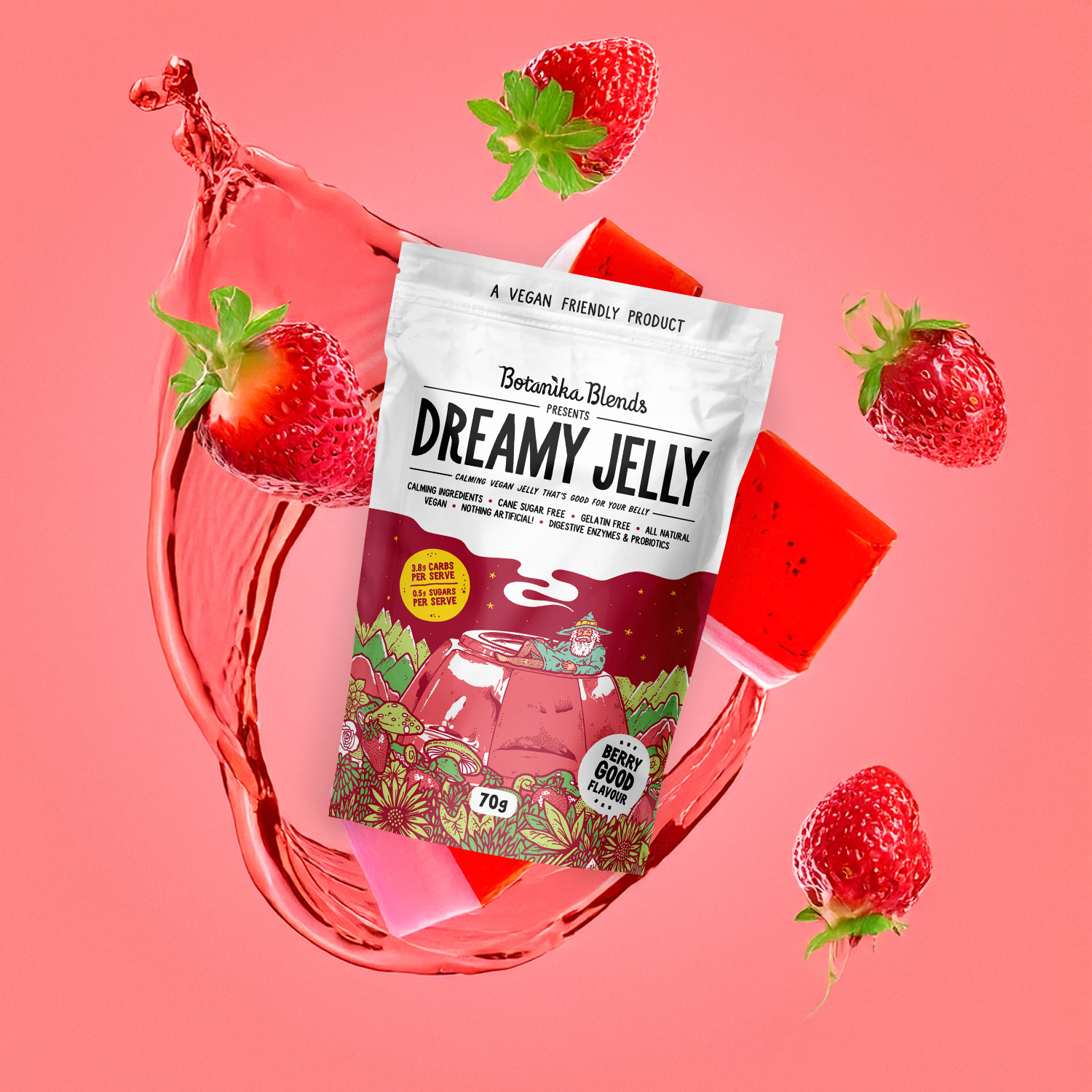 Botanika Blends Dreamy Jelly Berry Good 70g — exact product styled image