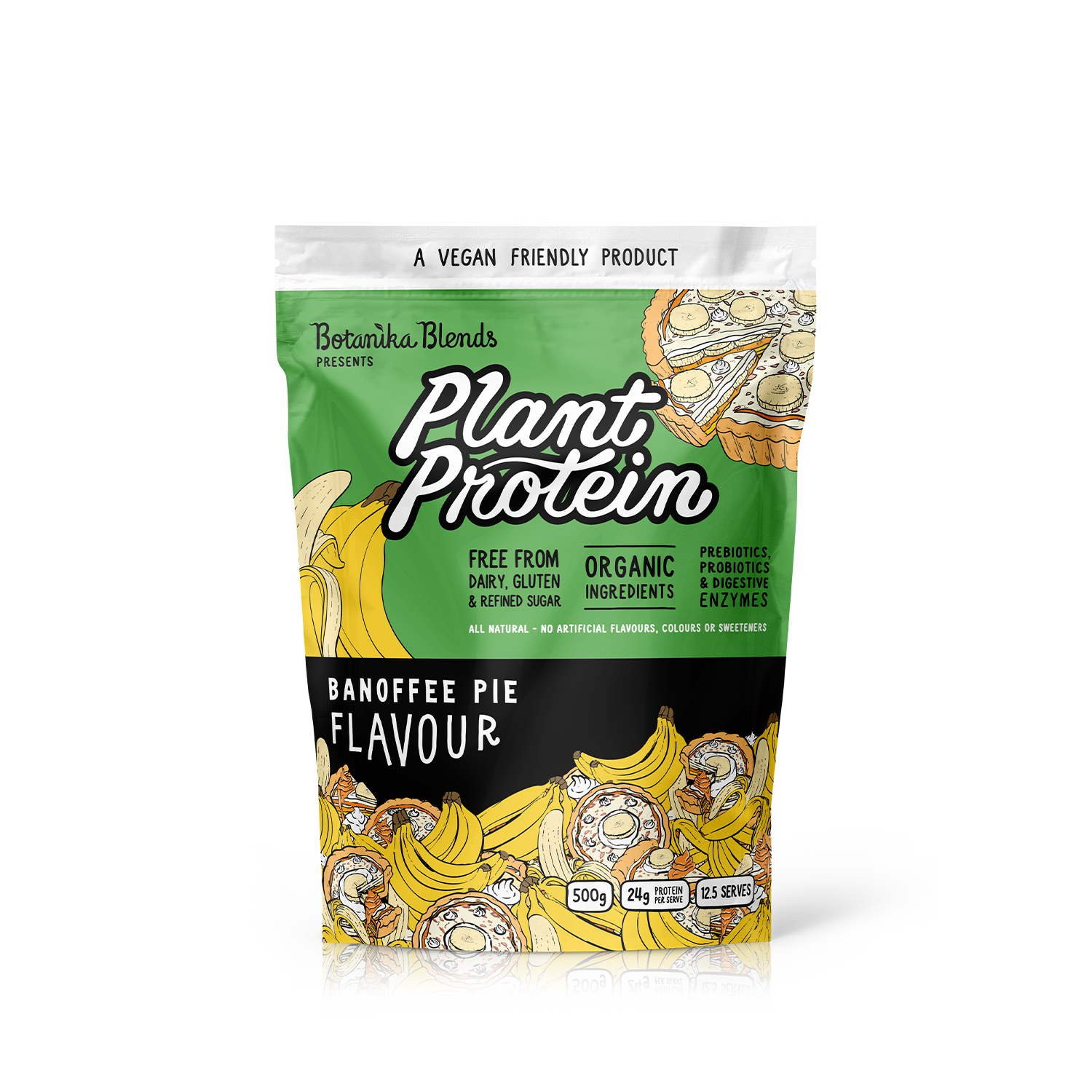 Botanika Blends Plant Protein Banoffee Pie — 500g front pack image