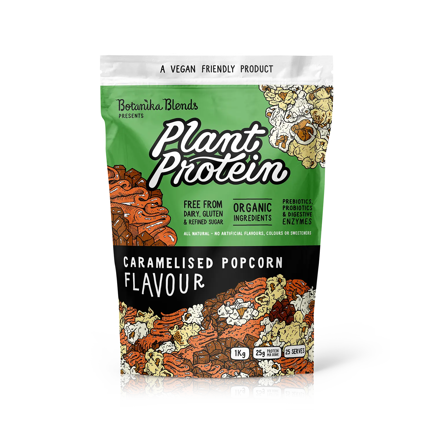 Botanika Blends Plant Protein Caramelised Popcorn – 1kg