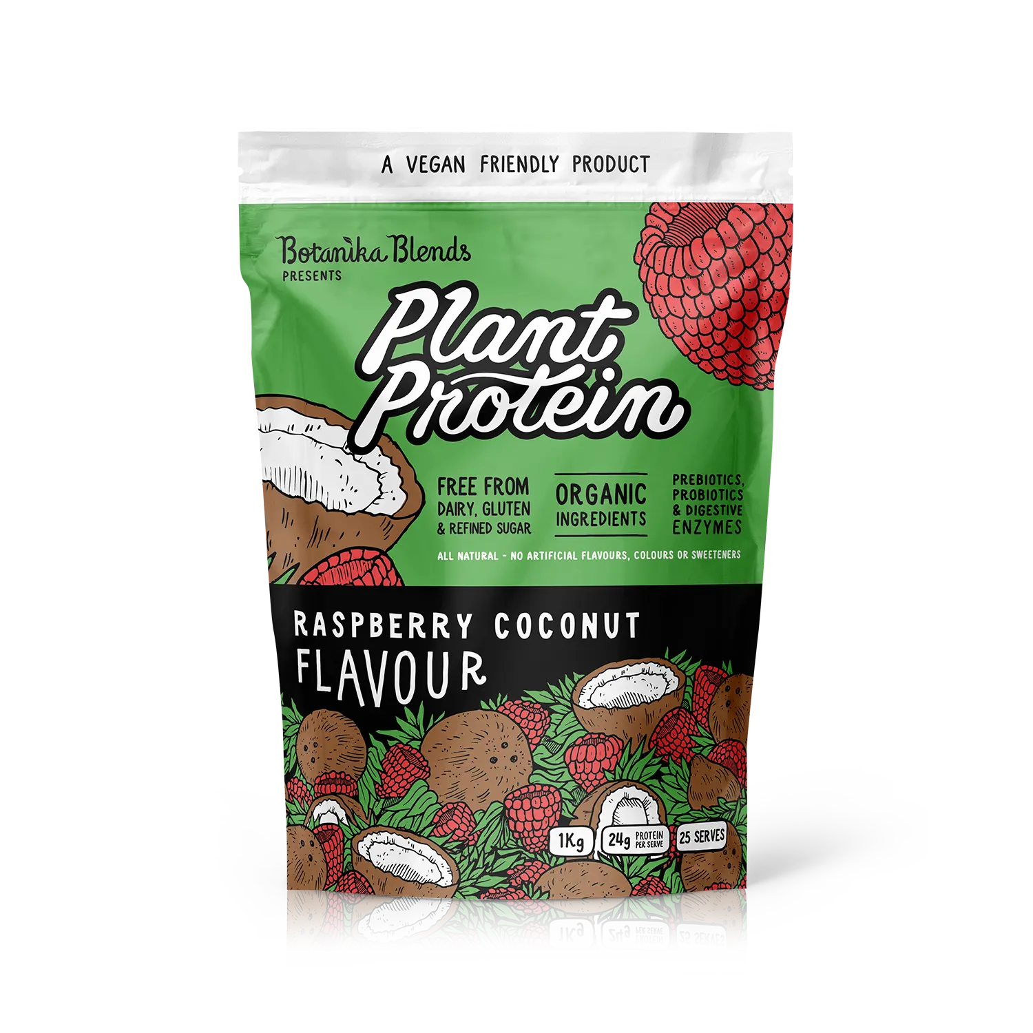Botanika Blends Plant Protein Raspberry Coconut – 1kg
