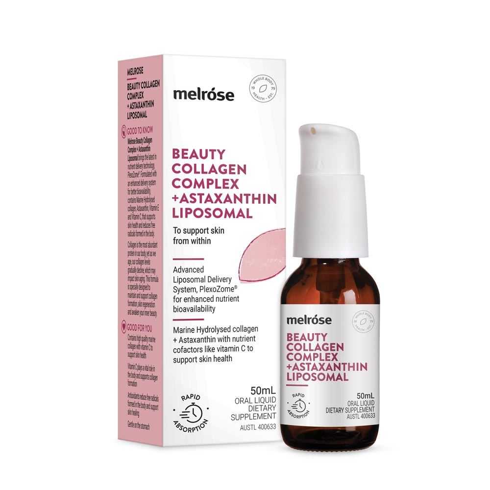 Melrose Liposomal Beauty Collagen Complex + Astaxanthin Oral Liquid 50ml