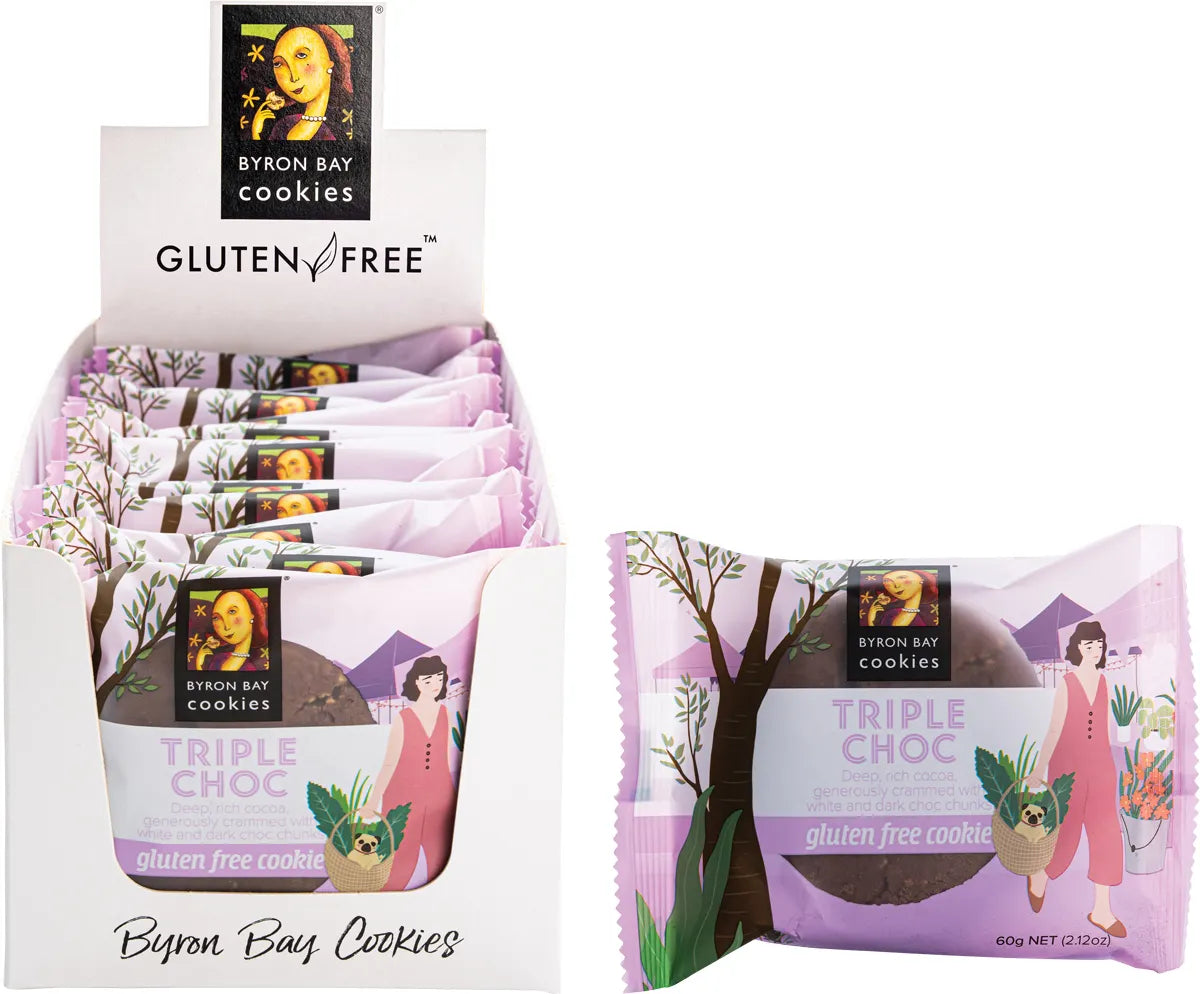 Byron Bay Gluten Free Cookies 12 x 60g