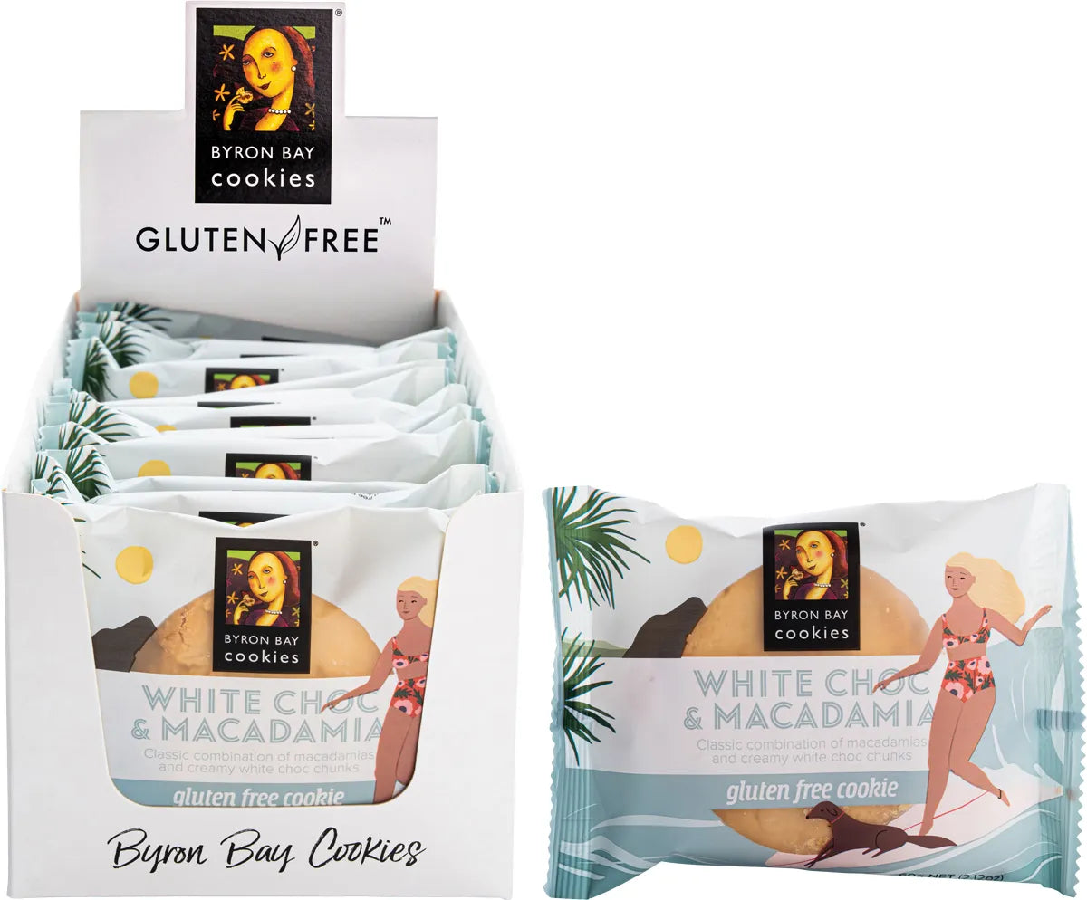 Byron Bay Gluten Free Cookies 12 x 60g