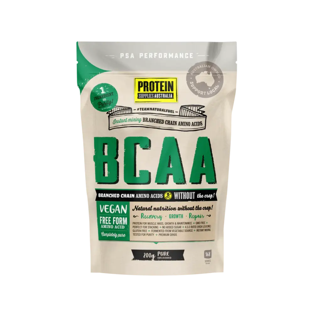 Protein Supplies Australia Branched Chain Amino Acids Pure 200g — front product image