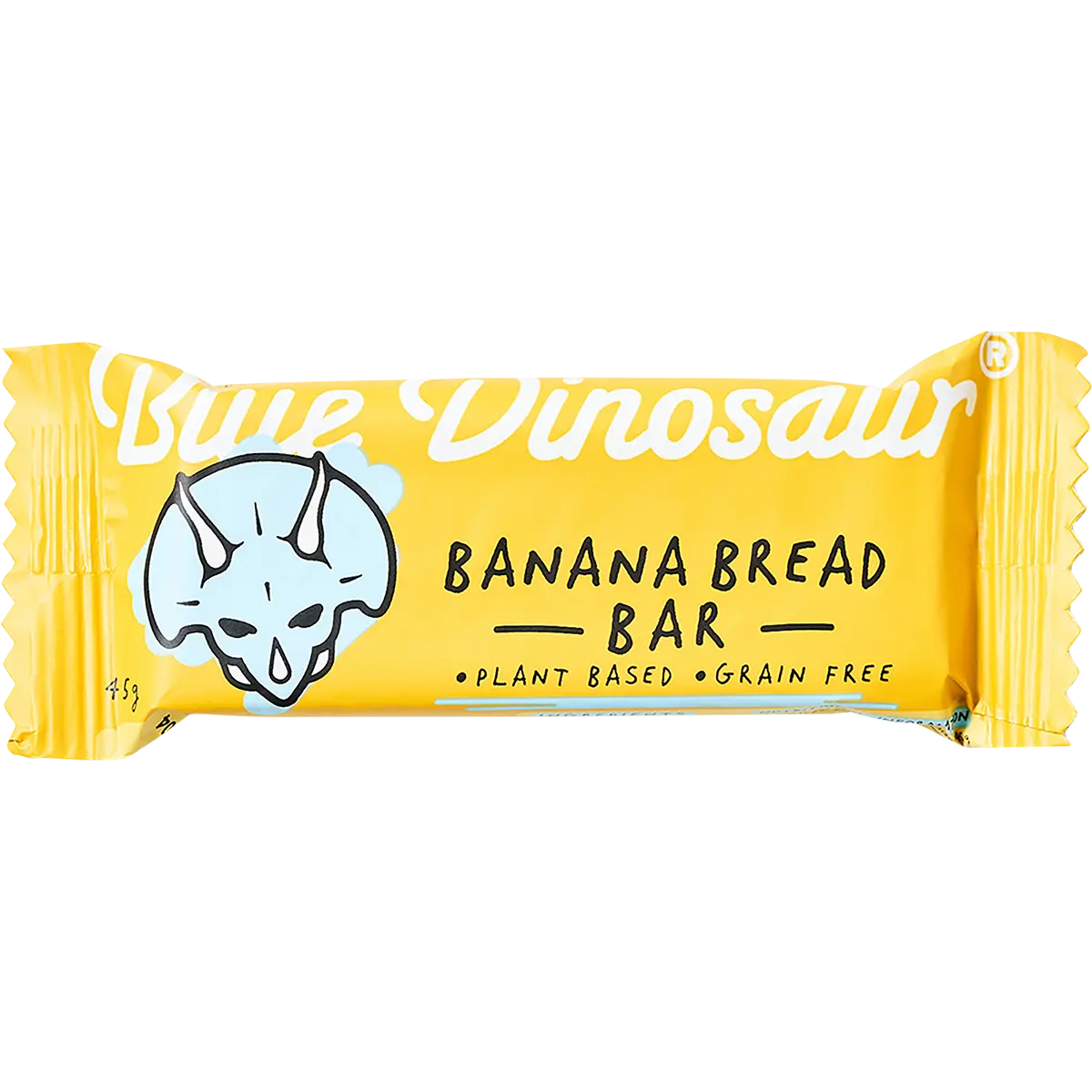 Blue Dinosaur Banana Bread Snack Bar 12x45g — official product image