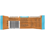 Blue Dinosaur Protein + Fibre Bar Peanut Salted Caramel 12x50g — back of pack and product information