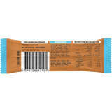 Blue Dinosaur Protein + Fibre Bar Peanut Salted Caramel 12x50g — back of pack and product information