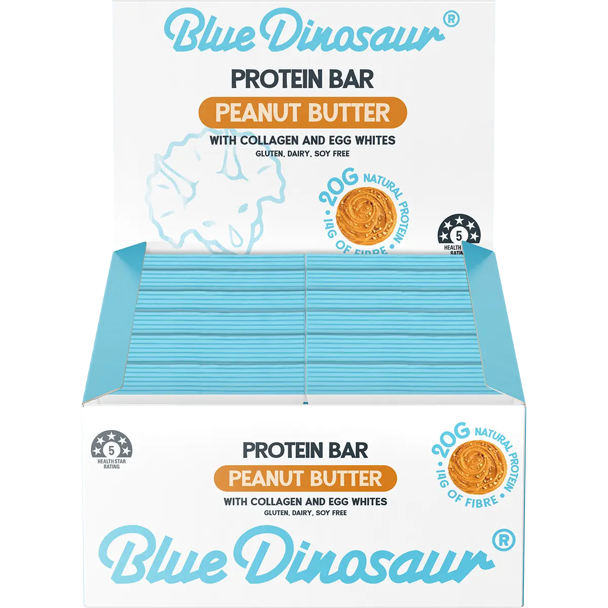 Blue Dinosaur Peanut Butter Protein Ball 12x40g — official UHP product image 3