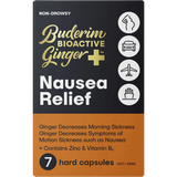 Buderim Ginger Bioactive + Nausea Relief Capsules — front pack image (UHP)